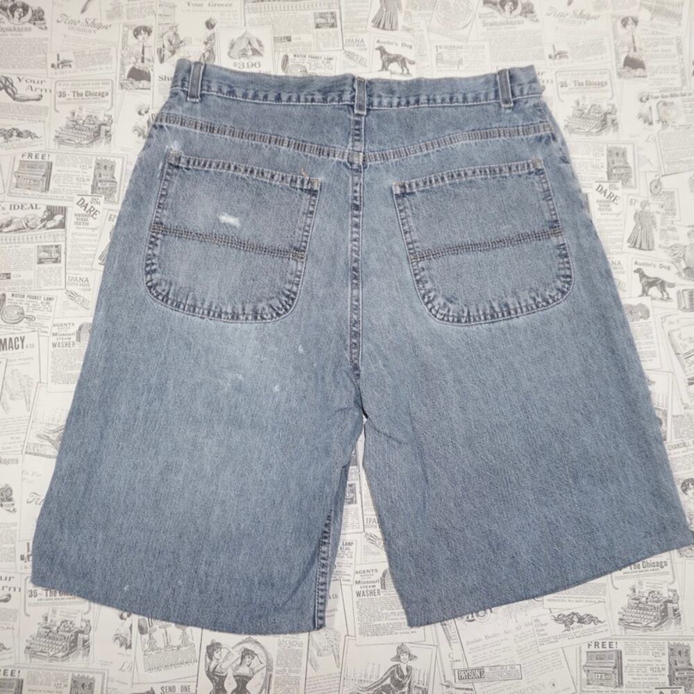 33x30 - Vintage Y2K faded glory denim faded carpenter jorts
